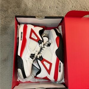 Jordan 4 Retro Red Cement (GS)